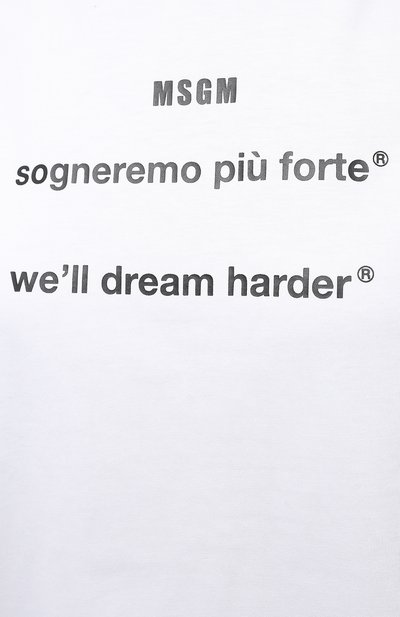 Хлопковая футболка MSGM, арт. 2941MDM179 207798, фото 5