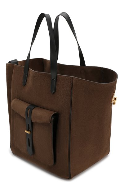 Замшевая сумка-тоут TOM FORD, арт. H0412T-LCL038, фото 4