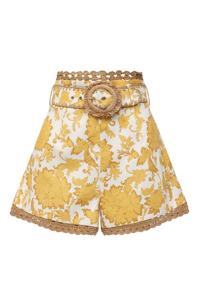 Женские хлопковые шорты ZIMMERMANN, арт. 3222AP0S