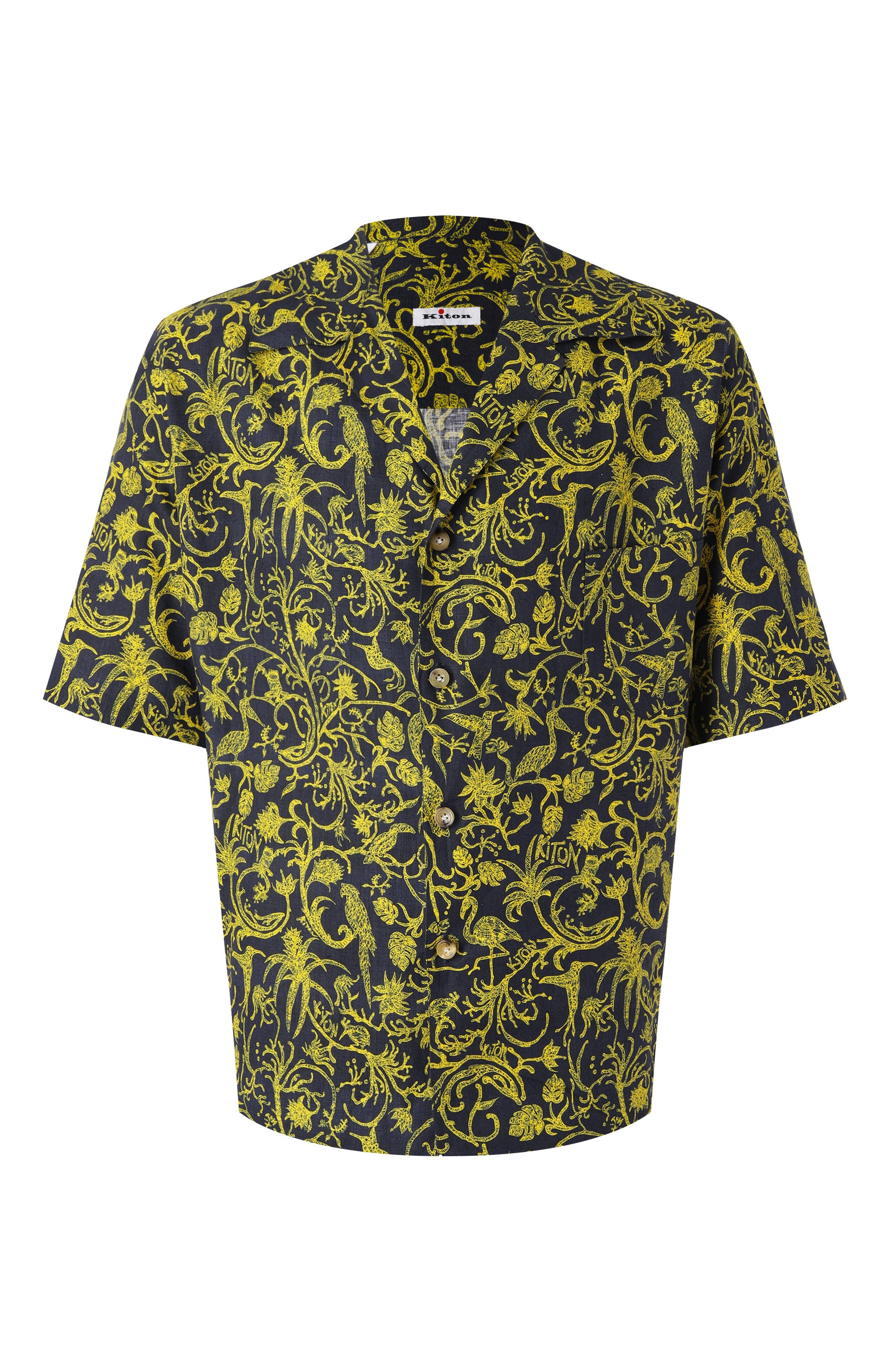 Льняная рубашка KITON, арт. UMC028H0930401, фото 1