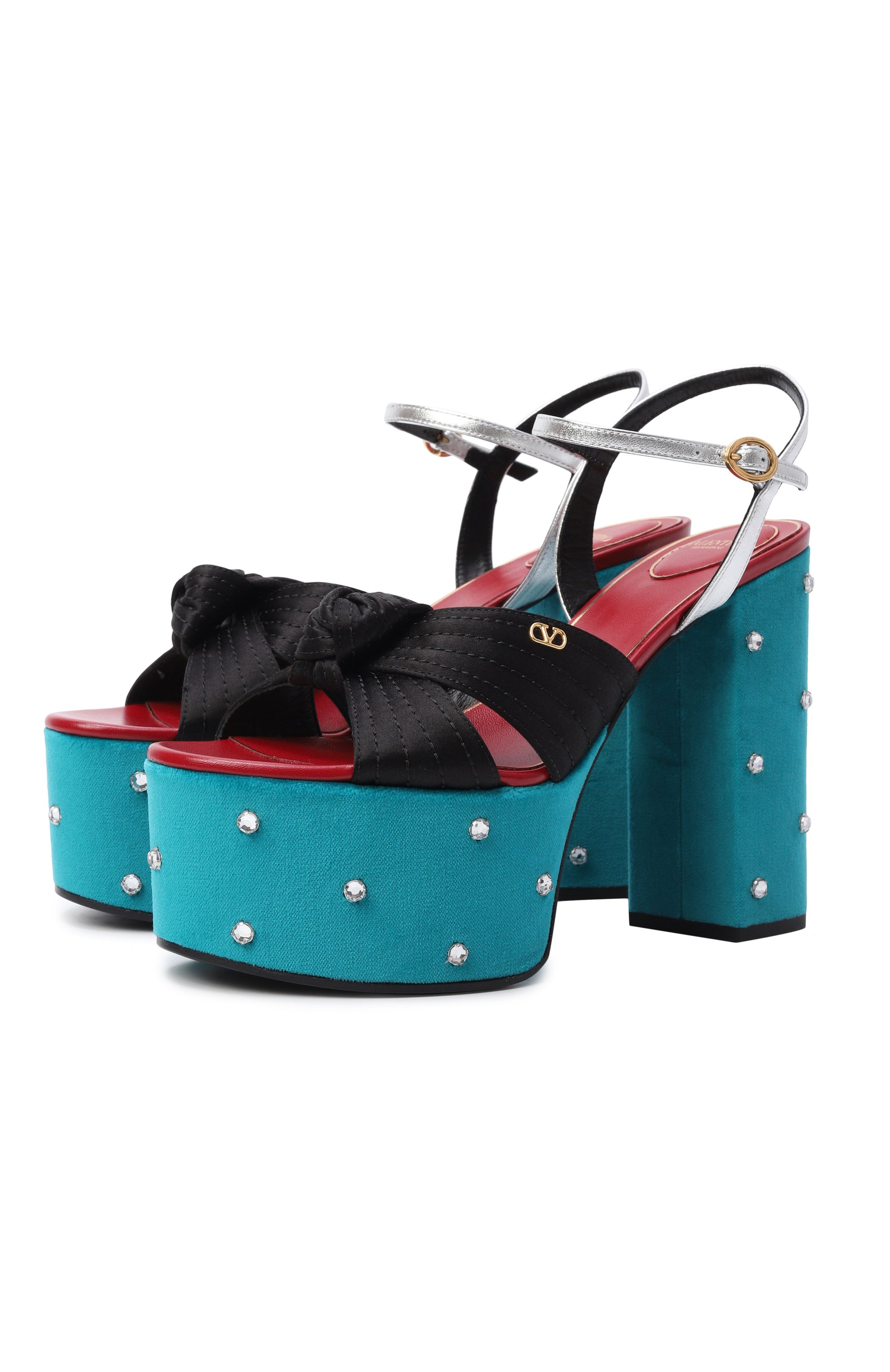 Комбинированные босоножки crasher 125 VALENTINO, арт. 8W2S0NS1/NRQ, фото 1