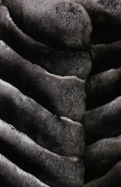 Шуба с укороченным рукавом из меха шиншиллы YVES SALOMON, арт. 6WYV47755CNCV, фото 5