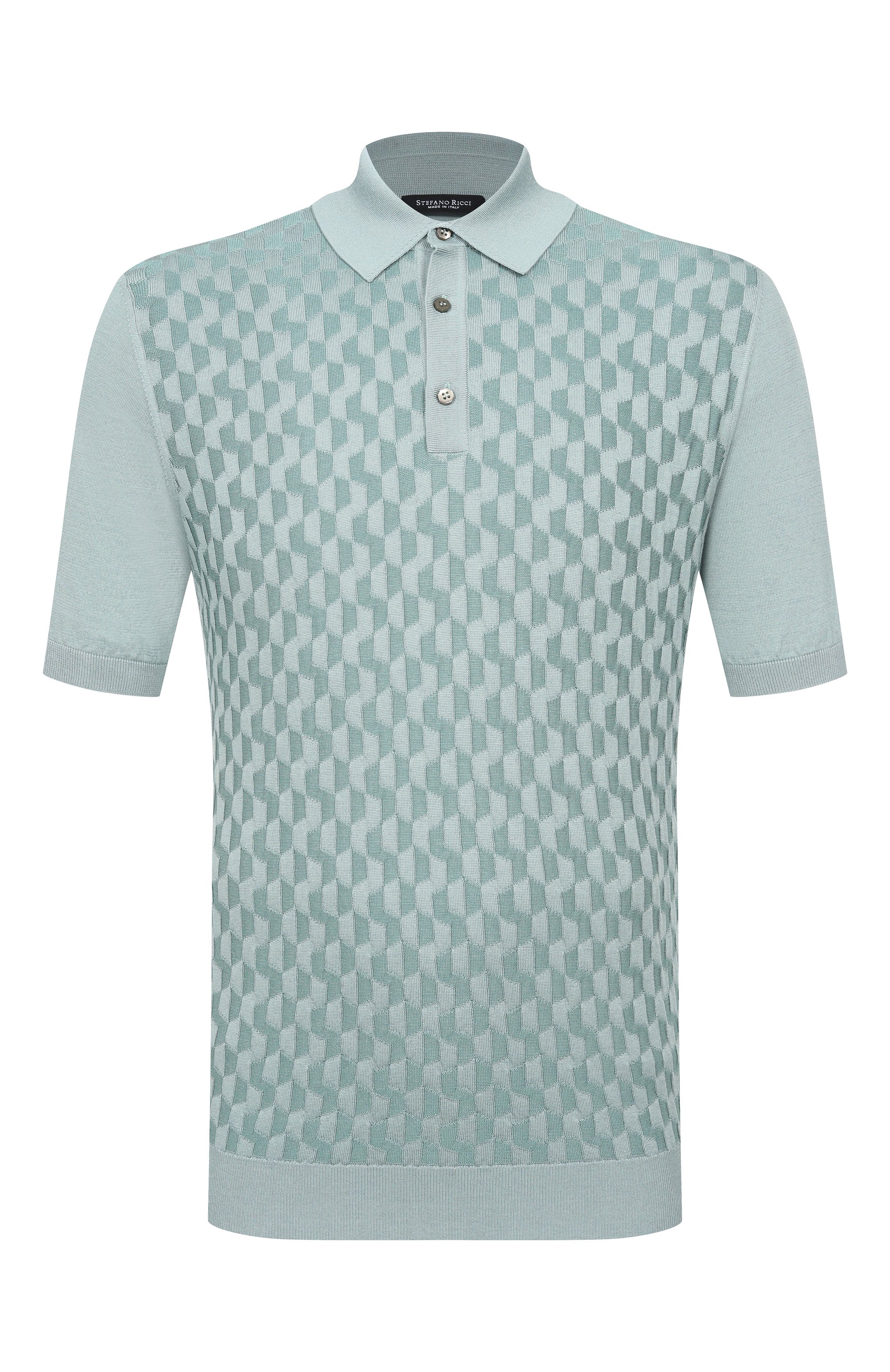 Поло из шелка и хлопка STEFANO RICCI, арт. K818110P13/F26176, фото 1