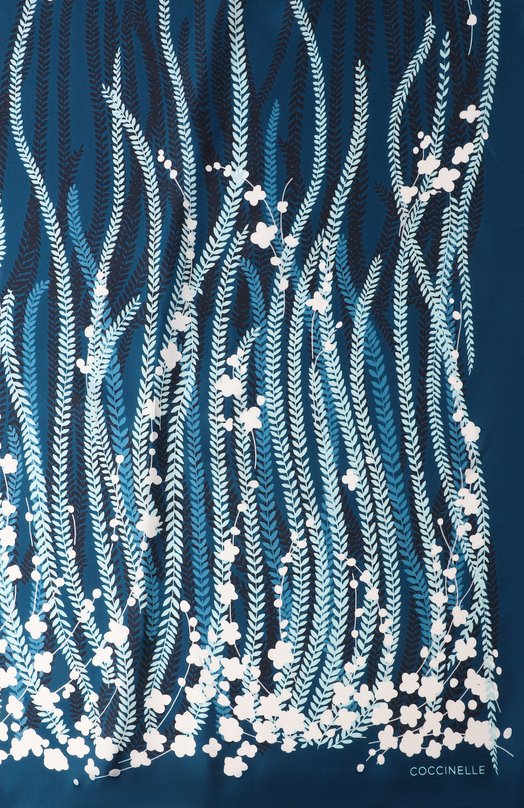 Шелковый платок Coccinelle E7 UYH 38 01 01 Синий  E7 UYH 38 01 01 Фото 4