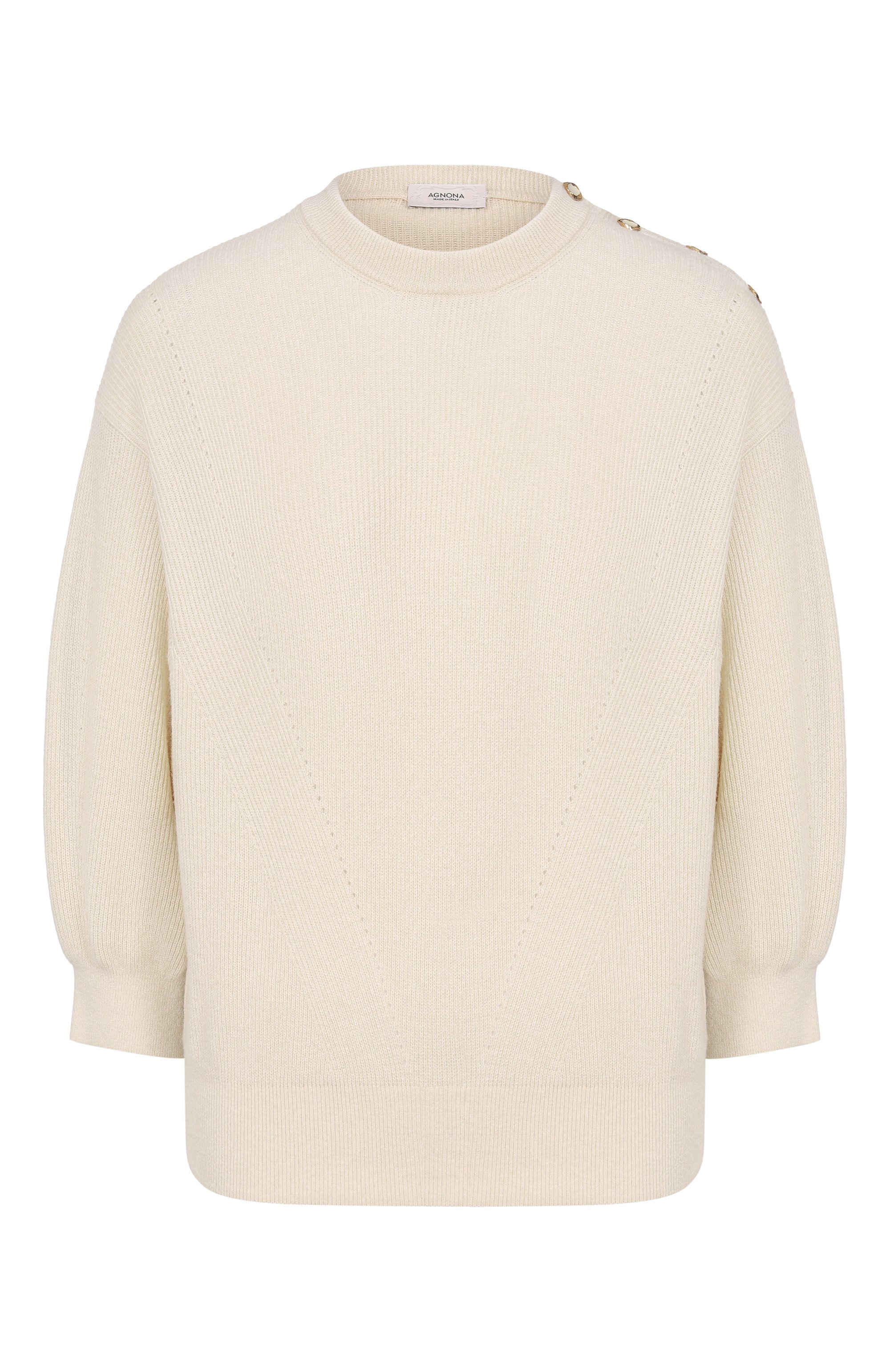 Свитер из кашемира и хлопка AGNONA, арт. K111025E/1T140PE_001, фото 1