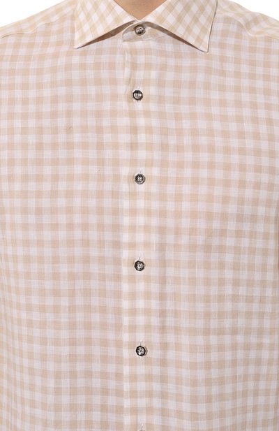 Льняная рубашка STEFANO RICCI, арт. MC002246/L2512, фото 5