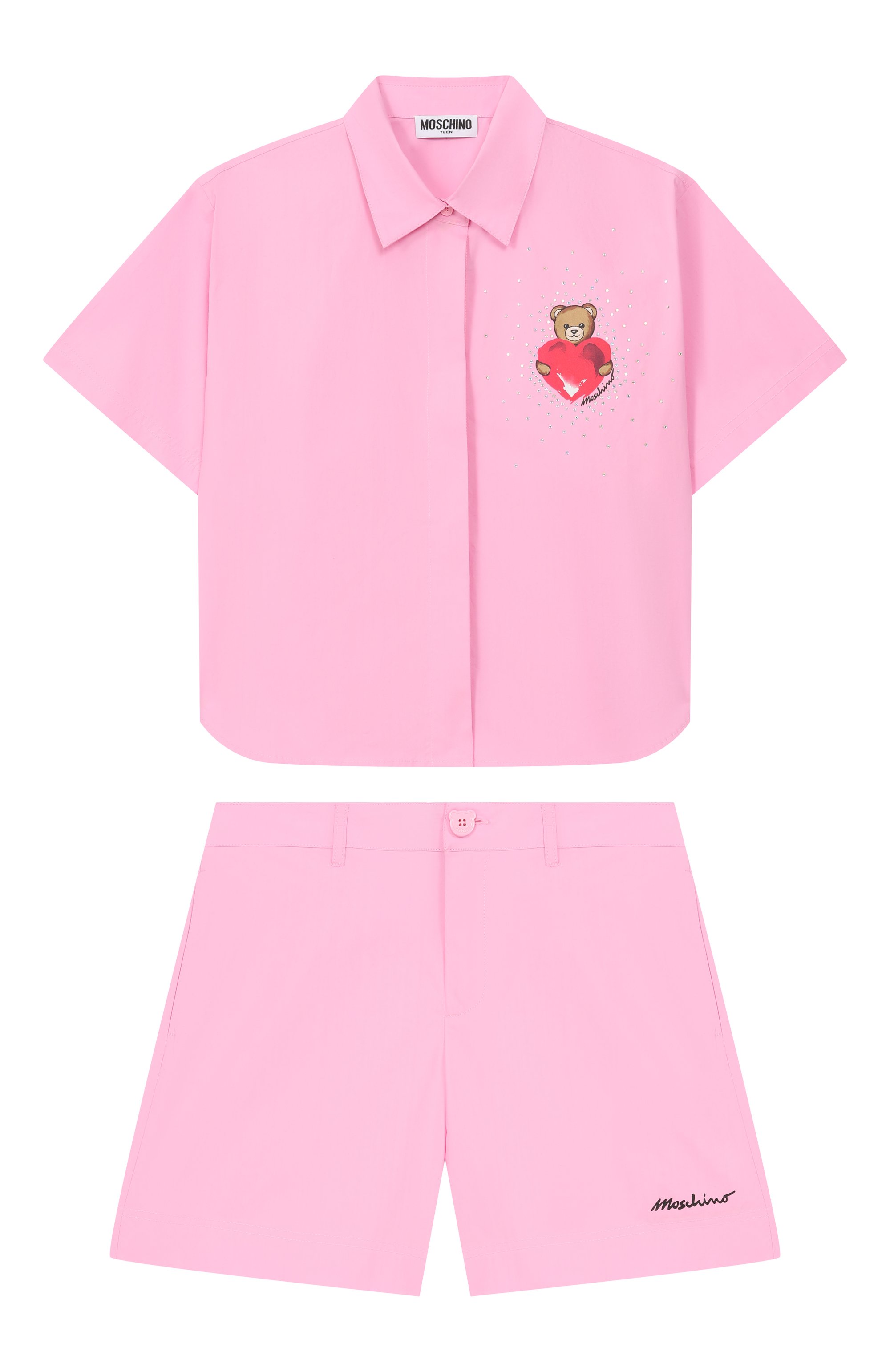 Комплект из рубашки и шорт MOSCHINO, арт. HDG01L/LLA10, фото 1