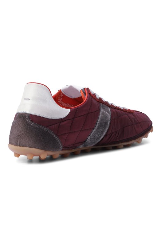 Комбинированные кроссовки Sprinters Maison Margiela S57WS0514/P7415 Бордовый  S57WS0514/P7415 Фото 5