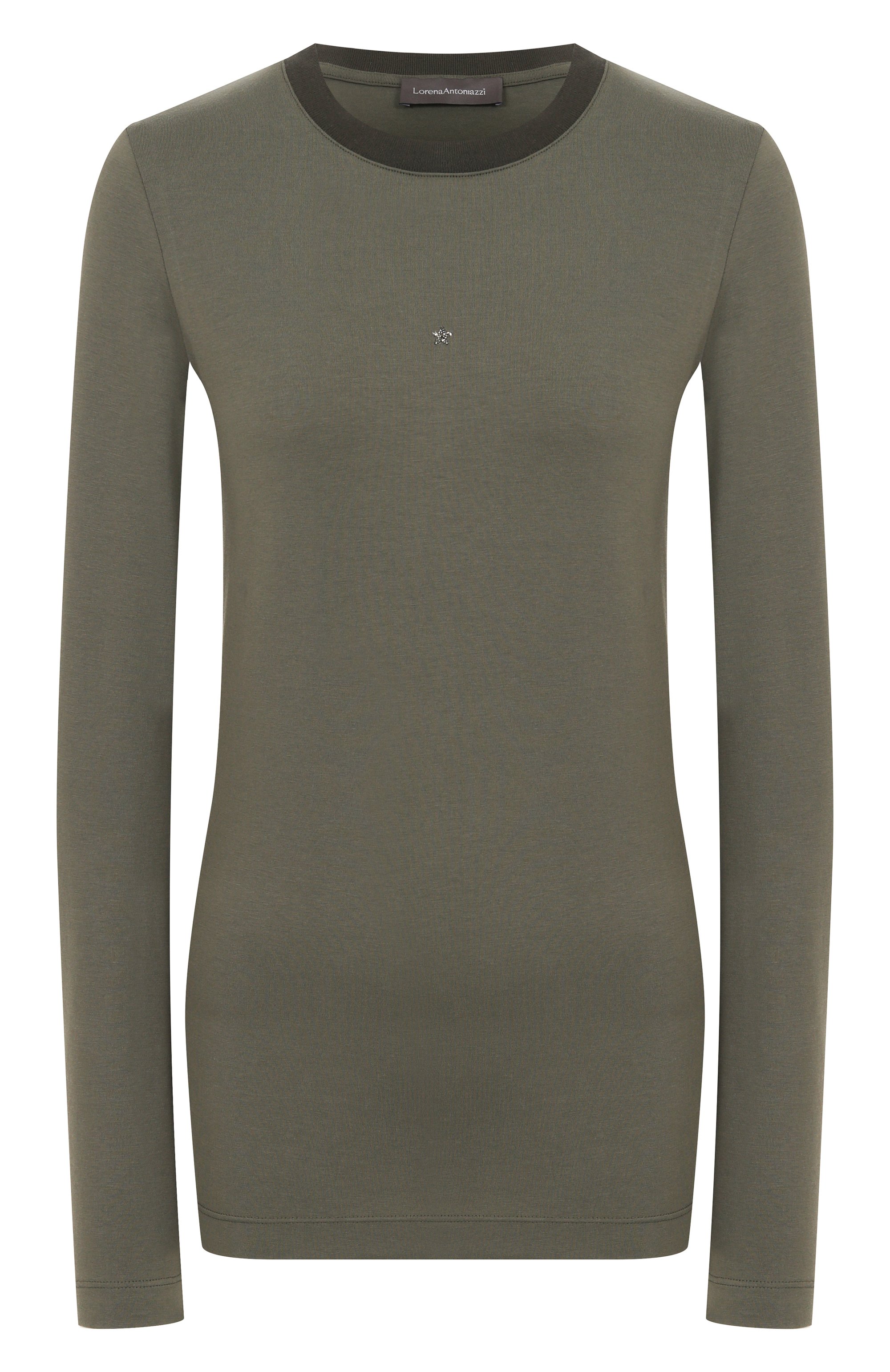 Хлопковый лонгслив LORENA ANTONIAZZI, арт. TS10A/4577, фото 1