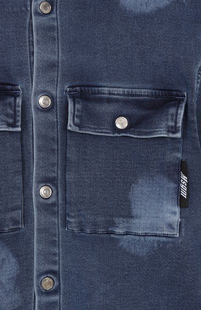 Джинсовая рубашка MSGM KIDS, арт. S5MSJBSI153, фото 3