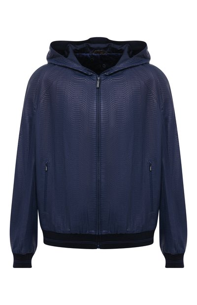 Мужской кожаный бомбер ZILLI, арт. MAT-PLAYM-01339/0001