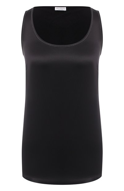 Атласный топ BRUNELLO CUCINELLI, арт. MPC59DE330, фото 1