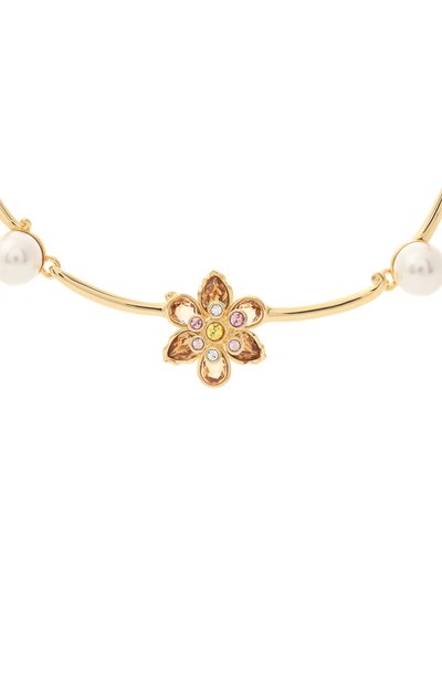 Колье idyllia SWAROVSKI золотого цвета по цене 29950 руб., арт. 5732388, фото 3 Колье idyllia SWAROVSKI, арт. 5732388, фото 3