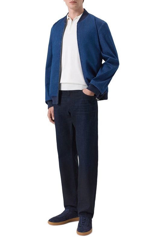 Джинсовый бомбер MVST M26.CSM.0402/T38BL Синий  M26.CSM.0402/T38BL Фото 2