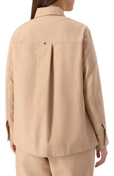 Рубашка из хлопка и льна MARINA SPORT, арт. ASSUNTA, фото 4