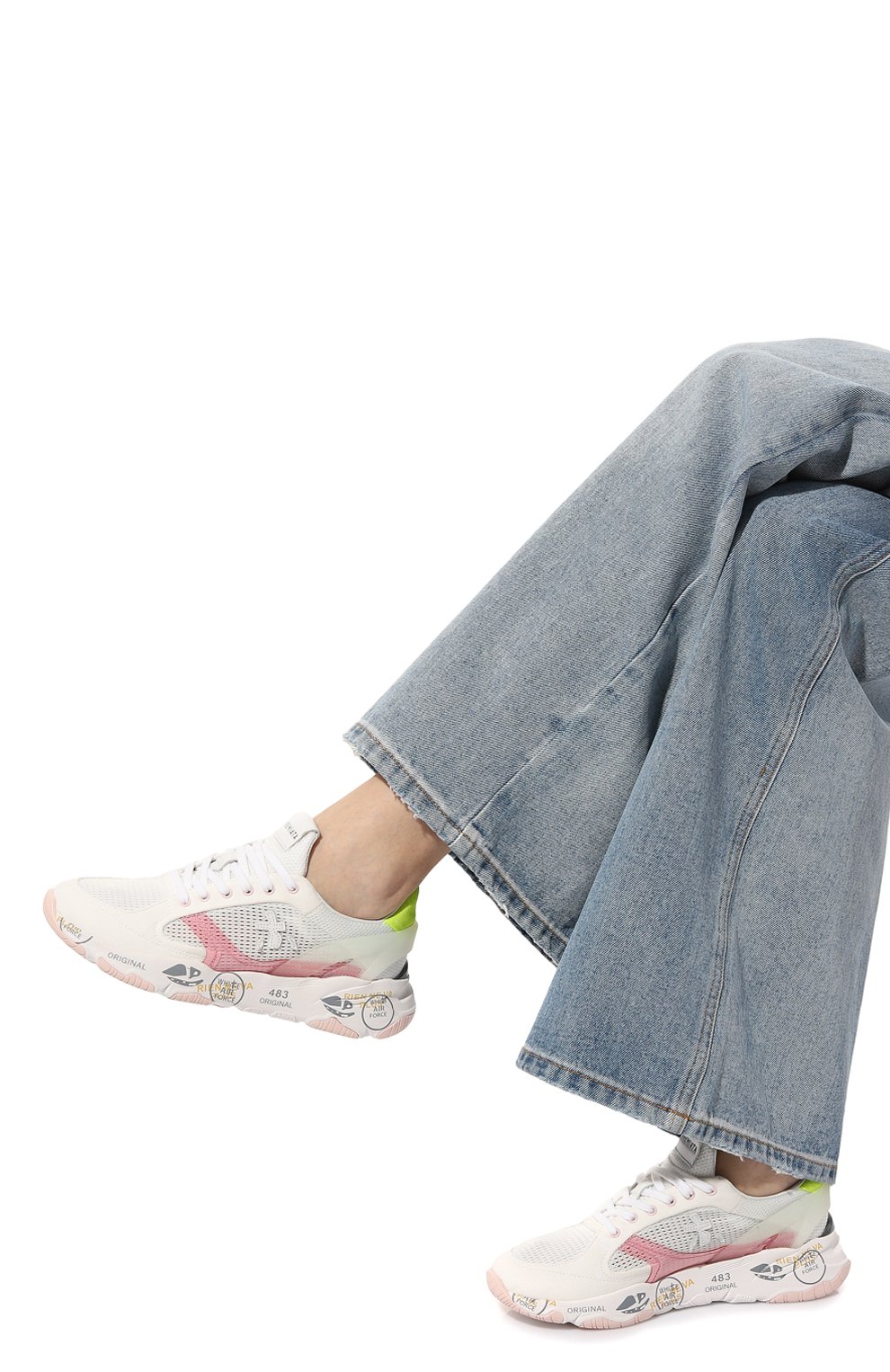 Комбинированные кроссовки buff ly PREMIATA, арт. BUFFLY/VAR6197, фото 3