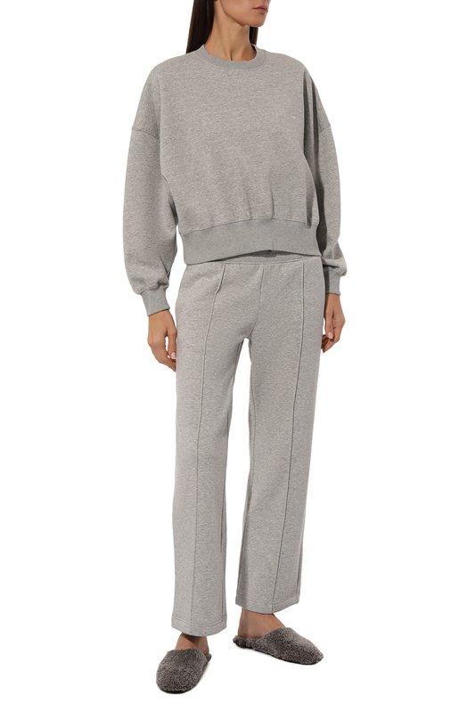 Хлопковый свитшот Emporio Armani 164765/3F265 Серый  164765/3F265 Фото 2