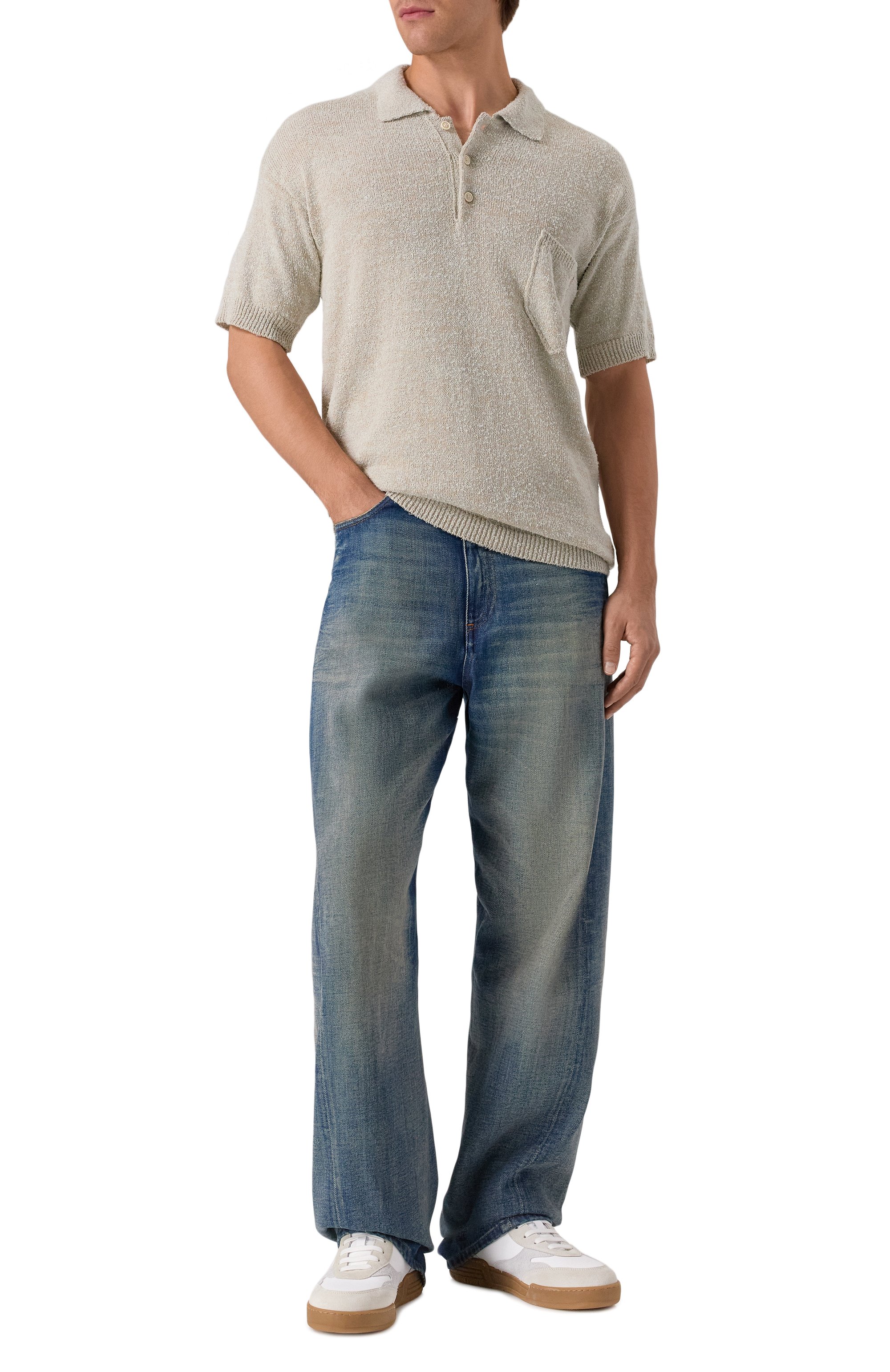 Поло из хлопка и шерсти MAISON MARGIELA, арт. S50GL0062/M13152, фото 2