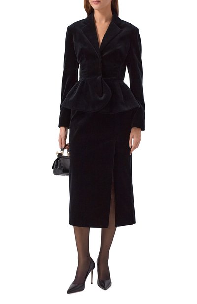 Бархатный жакет VIKA GAZINSKAYA, арт. FW20-21-2266, фото 2