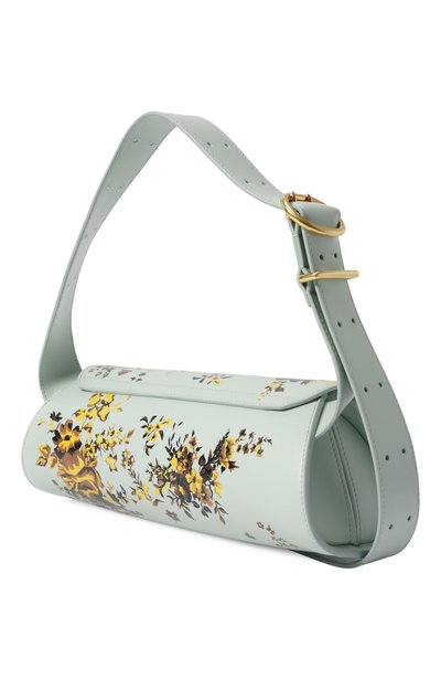 Сумка cannolo small JIL SANDER светло-бирюзового цвета по цене 180500 руб., арт. J07WD0023/P9321, фото 4 Сумка cannolo small JIL SANDER, арт. J07WD0023/P9321, фото 4