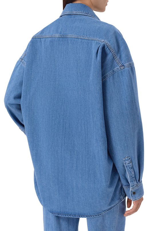 Джинсовая рубашка Missoni DS26SJ0N/BW00ZB Голубой  DS26SJ0N/BW00ZB Фото 4