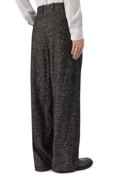 Шерстяные брюки DOLCE & GABBANA темно-серого цвета по цене 175500 руб., арт. GP16HT/FCZAM, фото 4 Шерстяные брюки DOLCE & GABBANA, арт. GP16HT/FCZAM, фото 4