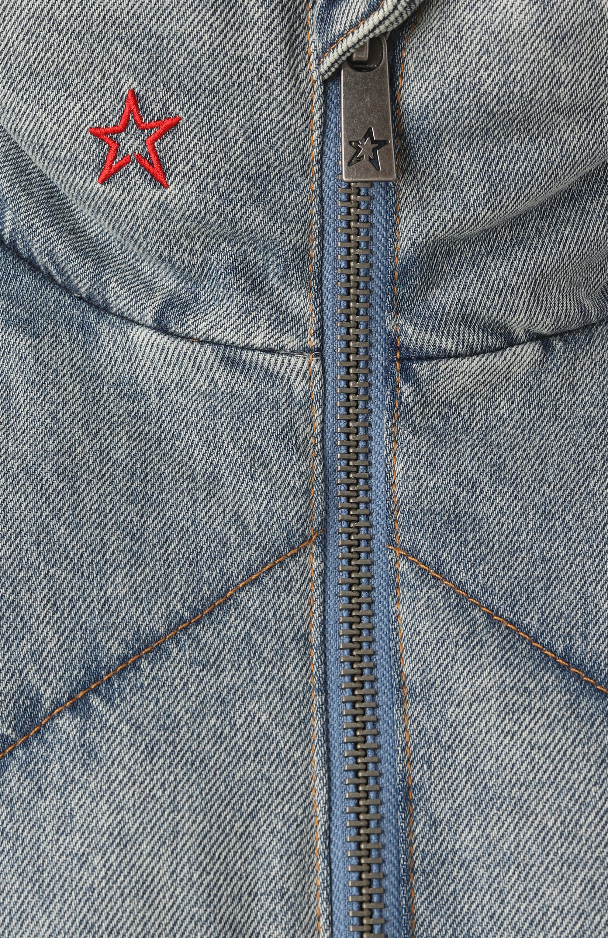 Джинсовый пуховик PERFECT MOMENT, арт. W3001064/DENIM PUFFER JACKET, фото 6