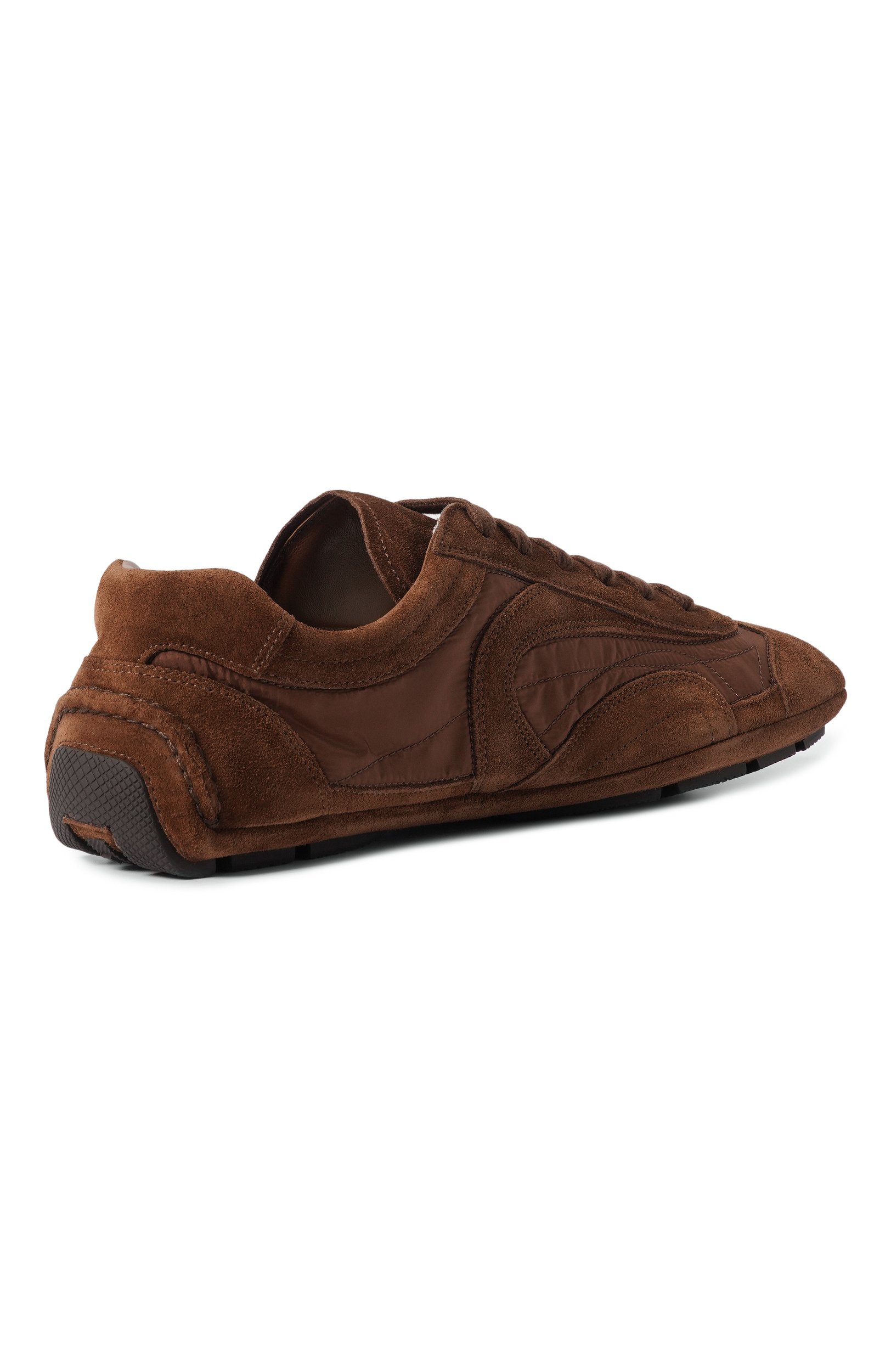 Комбинированные кеды PRADA, арт. 4E1165F/G001D7R, фото 4