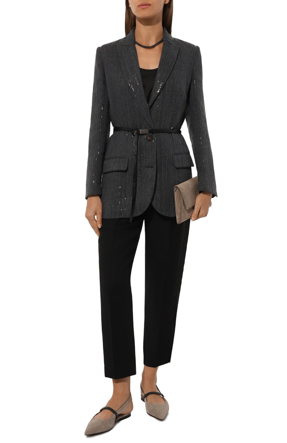 Шелковый топ BRUNELLO CUCINELLI, арт. M0C59BP009, фото 2