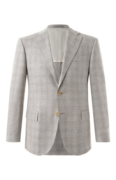 Мужской пиджак из шелка и шерсти CORNELIANI, арт. 25X008-2516215