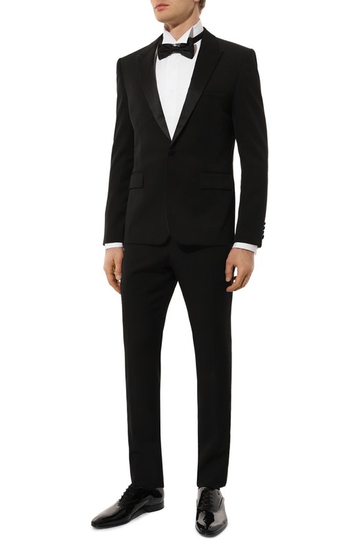 

Шерстяной смокинг Saint Laurent, Чёрный