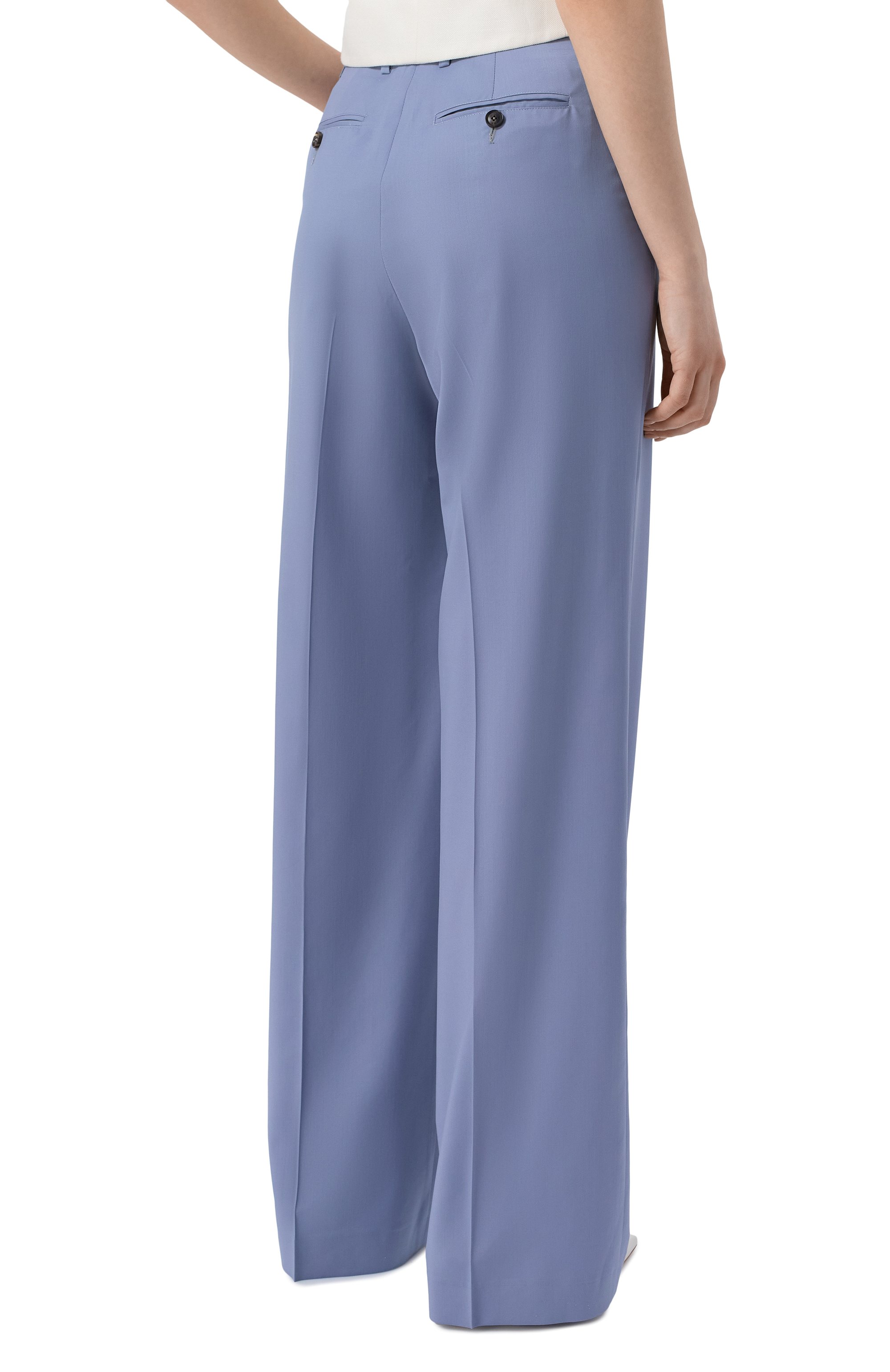 Шерстяные брюки KITON, арт. D48109K01024_001, фото 4