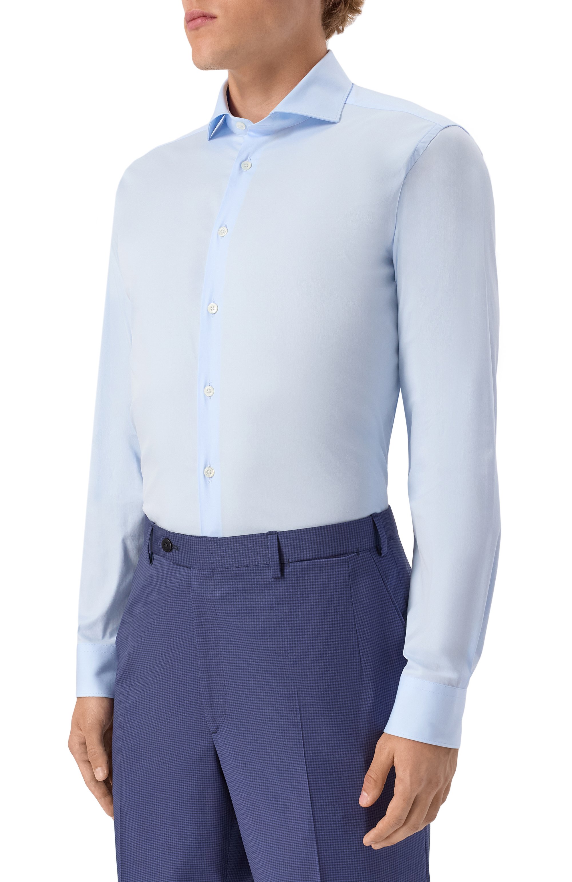 Хлопковая сорочка CORNELIANI, арт. 26P002-2611474, фото 3