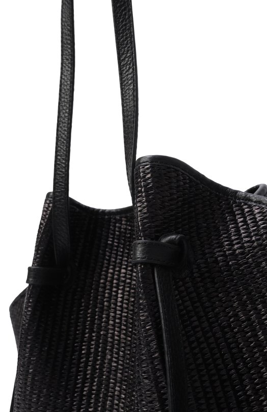 Сумка-тоут Mochi large Yuzefi LARGE M0CHI/W0VEN RAFFIA Чёрный  LARGE M0CHI/W0VEN RAFFIA Фото 6