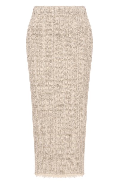 Женская юбка из хлопка и вискозы TWINSET, арт. 251TP3563