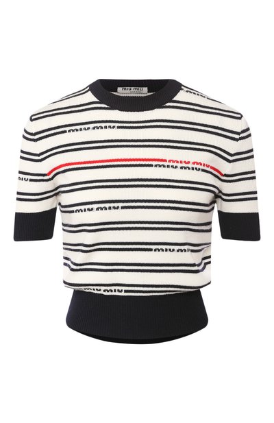 Шерстяной пуловер MIU MIU, арт. MML324-NOC-F0304, фото 1