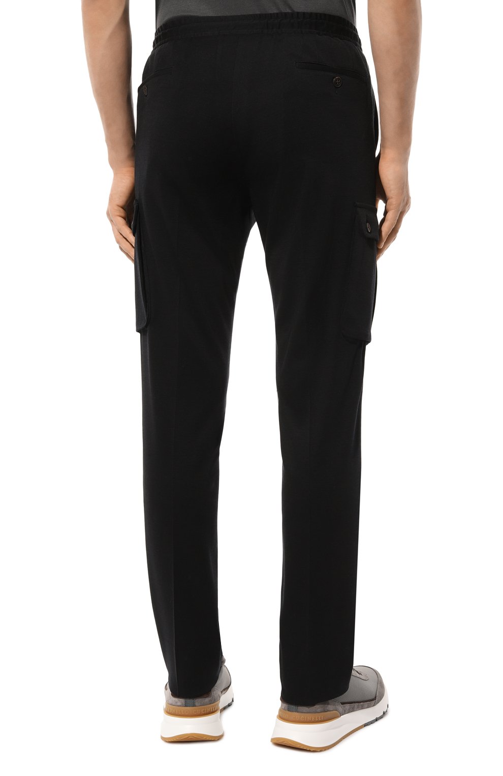 Шерстяные брюки-карго CORNELIANI, арт. 934L14-9318803, фото 4