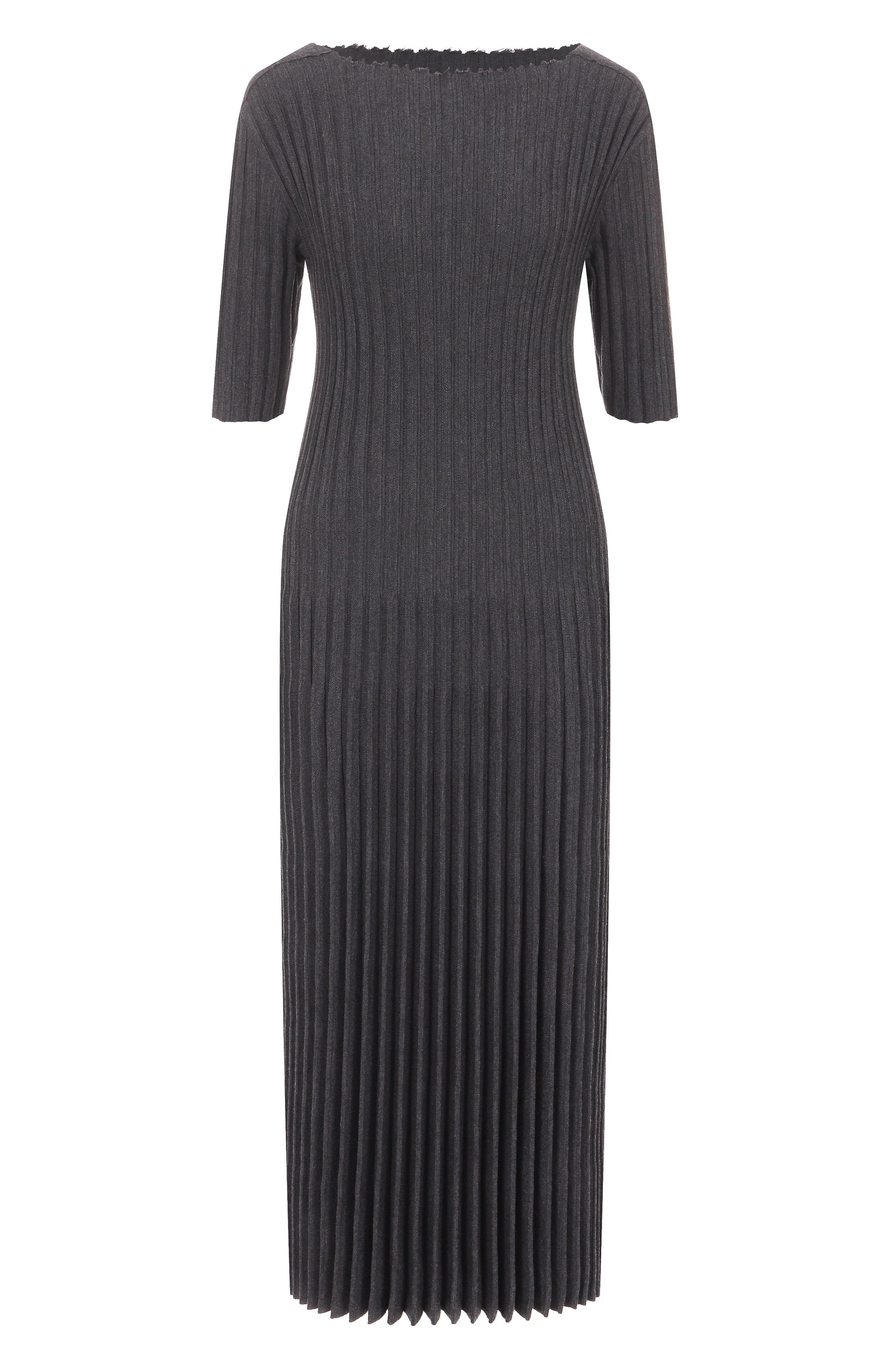 Шерстяное платье MRZ серого цвета по цене 127000 руб., арт. FW25-0029, фото 1 Шерстяное платье MRZ, арт. FW25-0029, фото 1