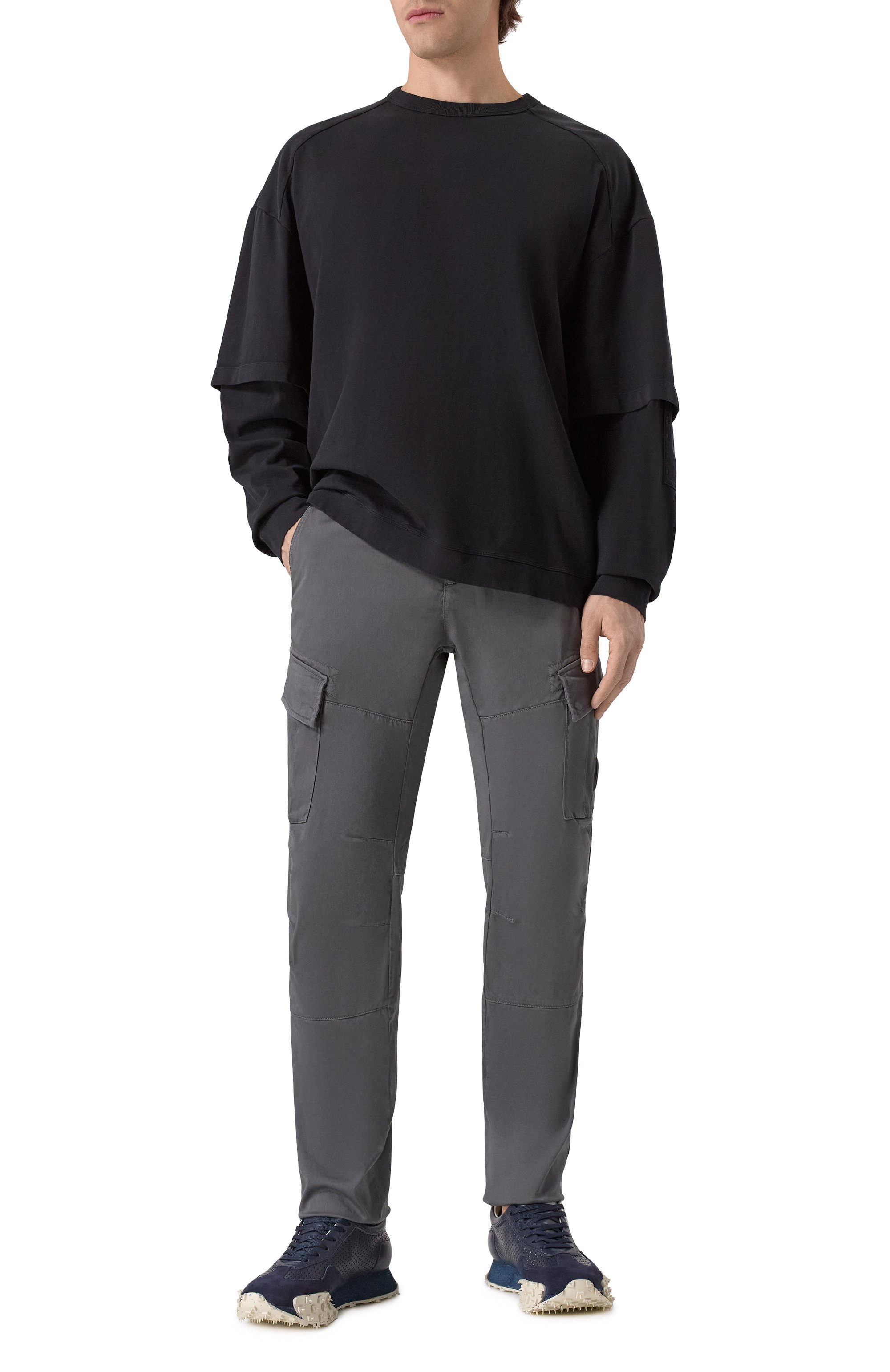 Хлопковые брюки-карго C.P. COMPANY, арт. 18CMPA056A005694G, фото 2