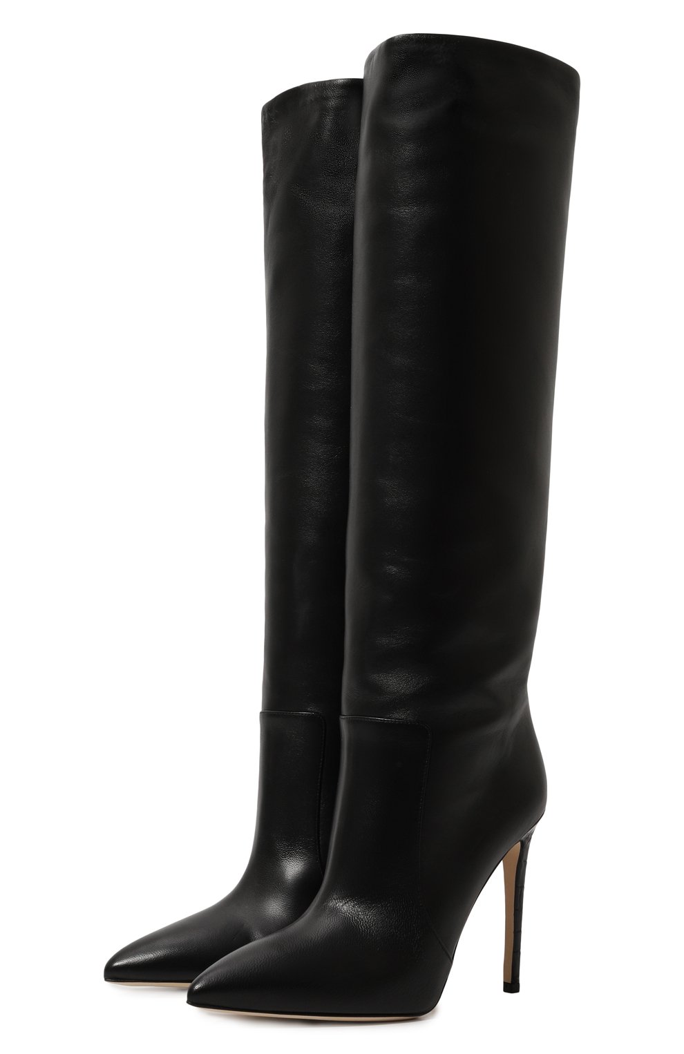 Кожаные сапоги stiletto 105 PARIS TEXAS черного цвета по цене 105000 руб., арт. PX501/XLTH3, фото 1 Кожаные сапоги stiletto 105 PARIS TEXAS, арт. PX501/XLTH3, фото 1