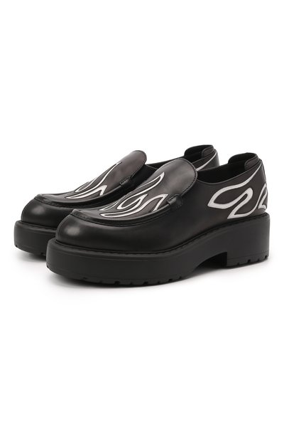 Кожаные лоферы MIU MIU, арт. 5D610D-3ATA-F0967-055, фото 1