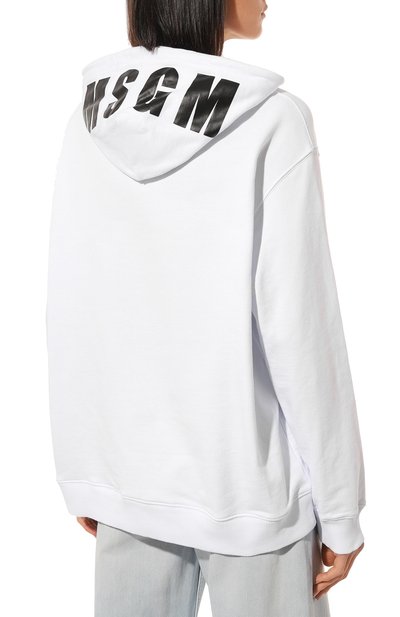 Хлопковое худи MSGM, арт. 2000MDM535 200000, фото 4