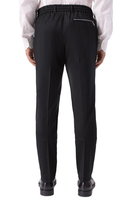 Шерстяные брюки Berwich SPIAGGIA 20ALC/RD5470 Чёрный  SPIAGGIA 20ALC/RD5470 Фото 4