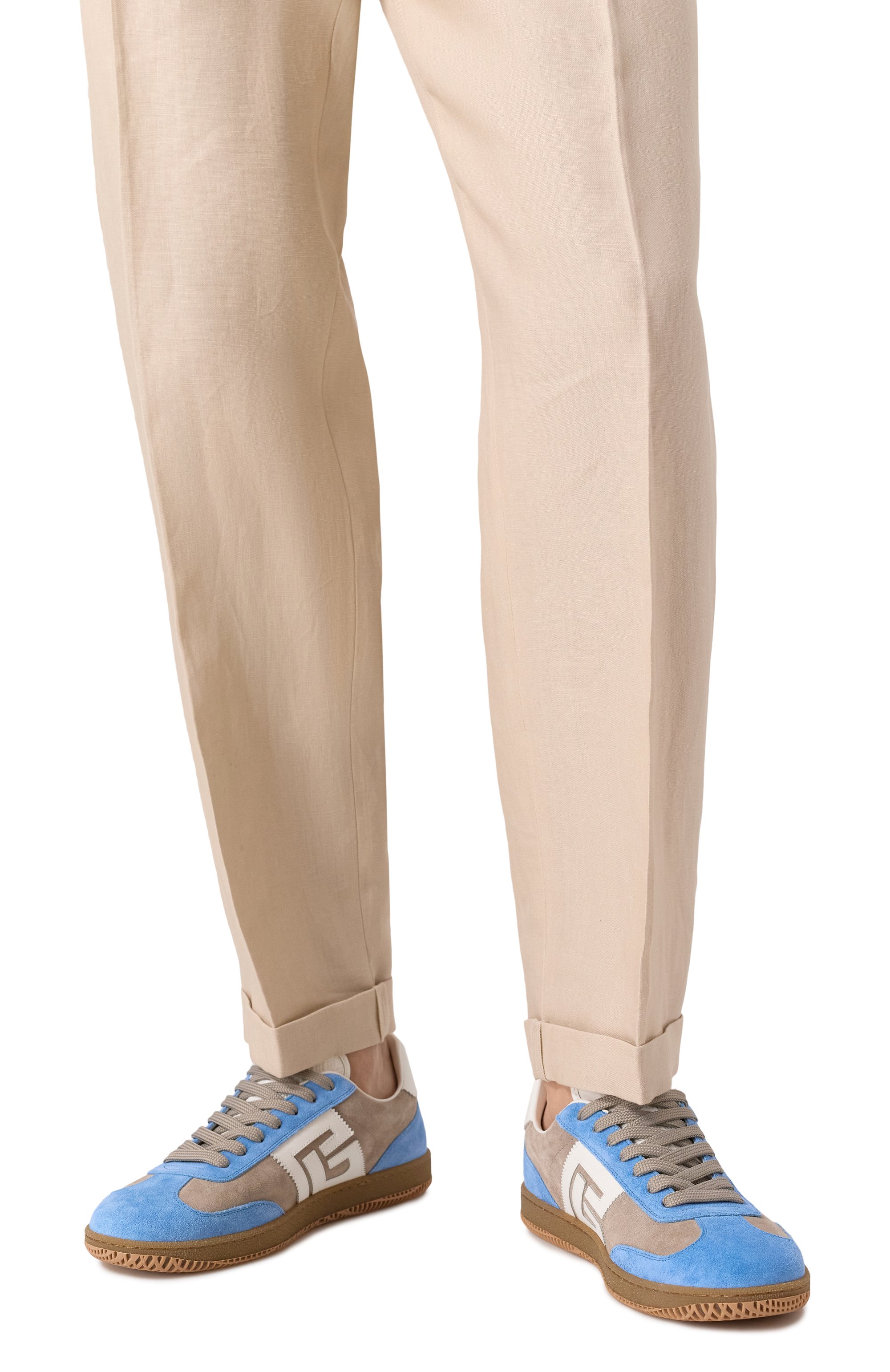 Замшевые кеды swan BALMAIN, арт. EM1VI360/LVGB, фото 3