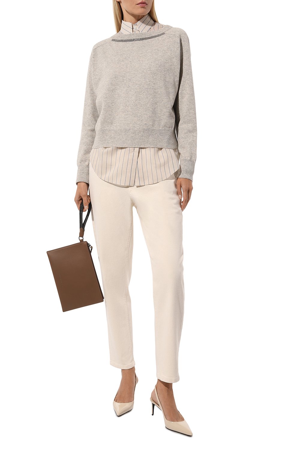 Кашемировый пуловер BRUNELLO CUCINELLI, арт. M1216BP415, фото 2