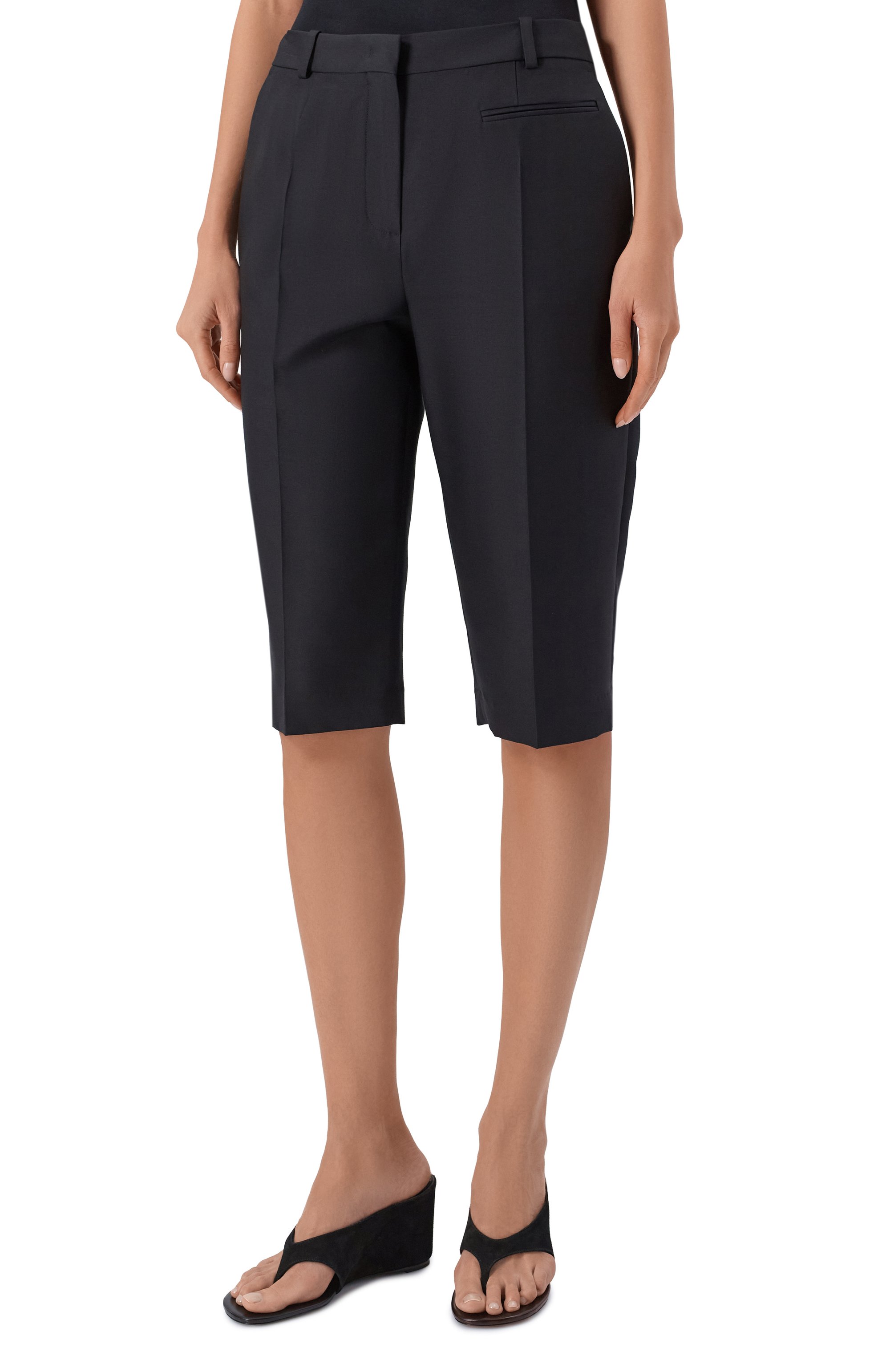 Шорты из шерсти и шелка 12 STOREEZ, арт. 137105, фото 3