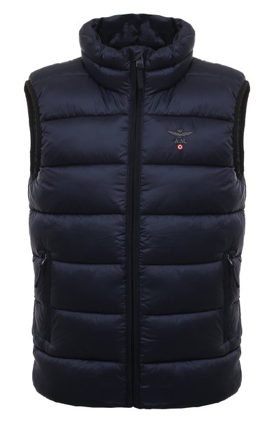 Утепленный жилет AERONAUTICA MILITARE темно-синего цвета по цене 31150 руб., арт. 232/AB2105CT3181, фото 1 Утепленный жилет AERONAUTICA MILITARE, арт. 232/AB2105CT3181, фото 1