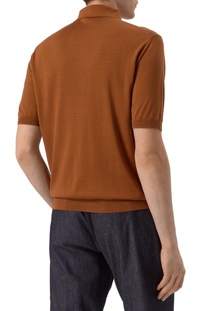 Шелковое поло STEFANO RICCI, арт. K616215P31/F24101, фото 4