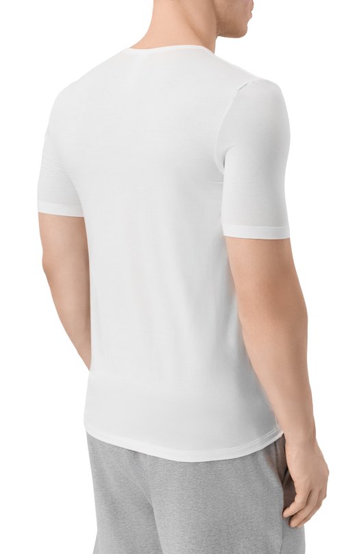 Футболка из лиоцелла и хлопка Hanro 073184 Белый  073184 Фото 4
