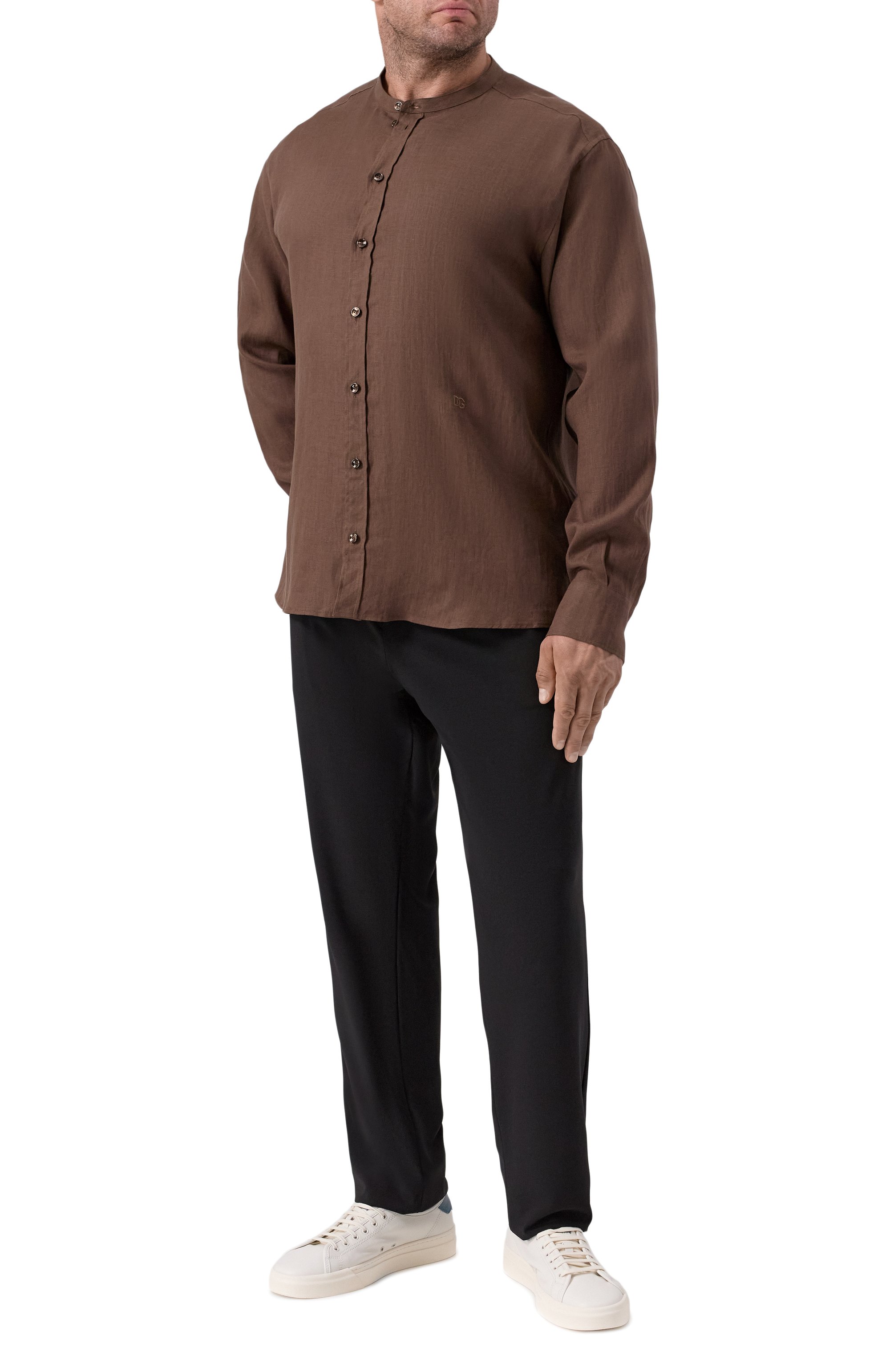 Льняная рубашка DOLCE & GABBANA, арт. G5NE0Z/FU4LG, фото 2